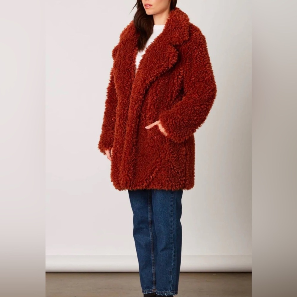 Rust Shag Coat - Picture 4 of 5